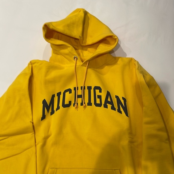 Like new UMICH hoodie sweatshirt with front pockets - perfect for maize out - Picture 1 of 3